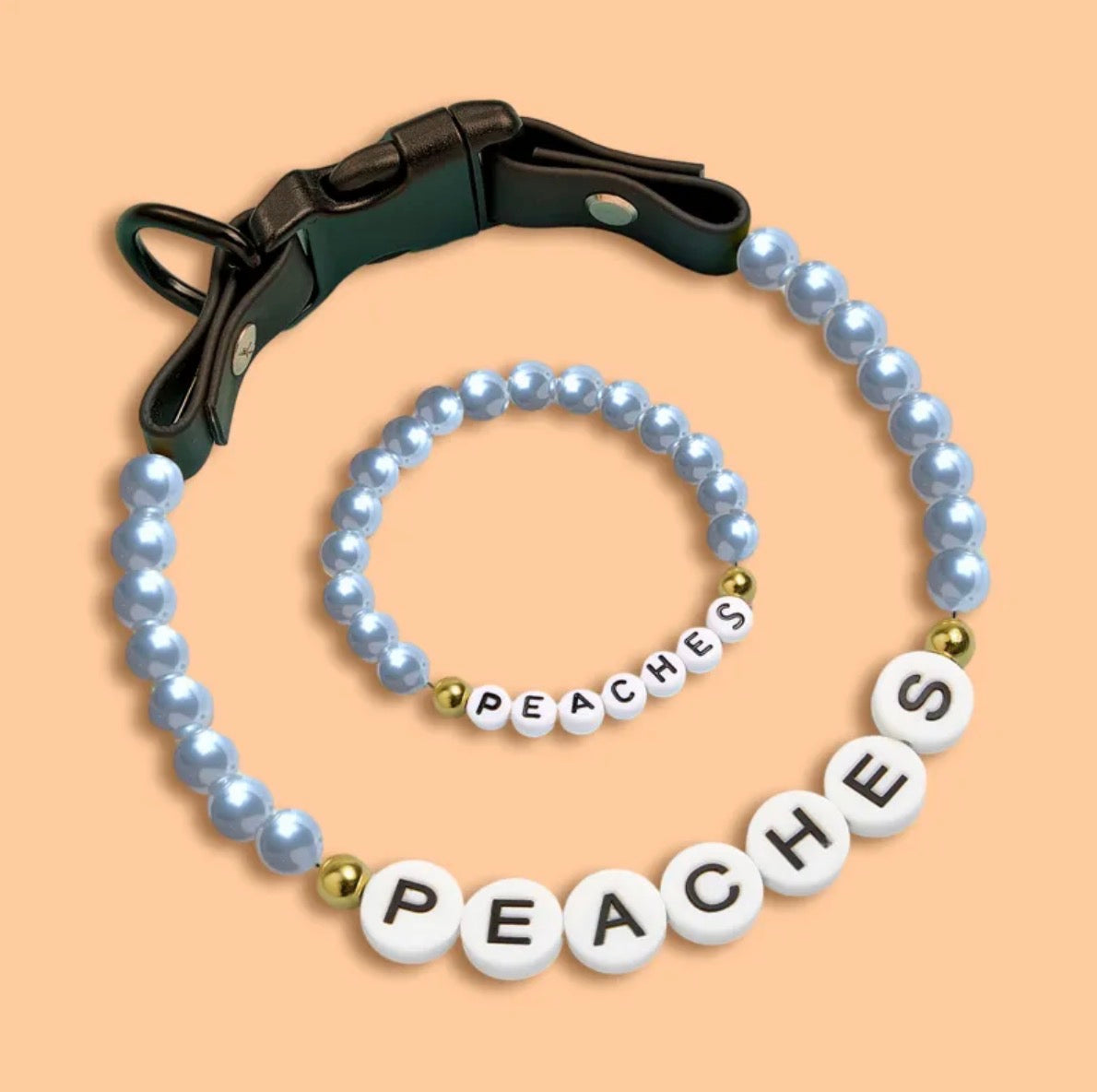 Matching Dog Collars And Bracelets
