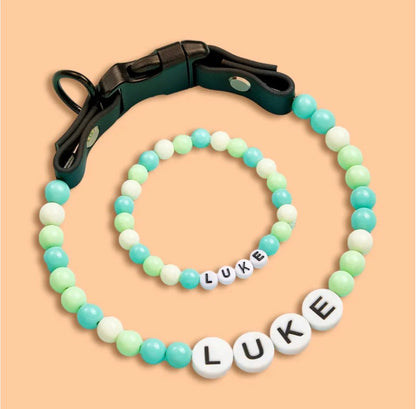 Matching Dog Collars And Bracelets